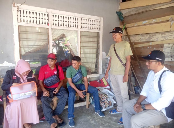 Dokumentasi Pengawasan  Verfak Dukungan  Persyaratan  Pencalonan Anggota  DPD RI Dapil Aceh, Senin (09/02/2023).