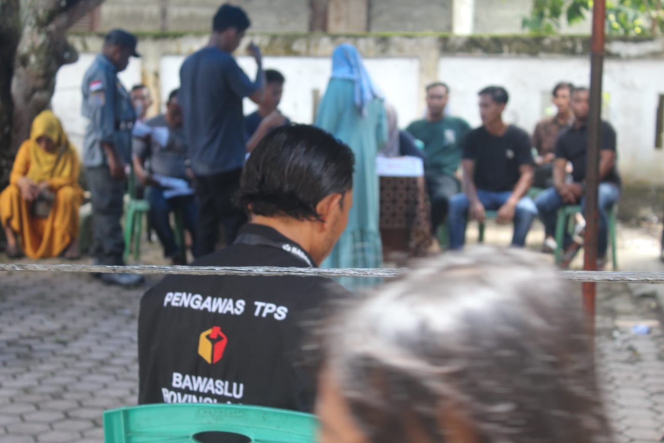 Dokumentasi Hari Pencoblosan Pemilihan Serentak Tahun 2024 Se Kabupaten Aceh Barat Daya, Rabu (14/02/2024).