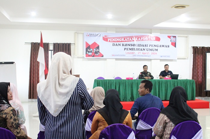 Dokumentasi Peningkatan Kapasitas dan Konsolidasi Pengawas Pemilihan Umum, Sabtu (27/04/2024).