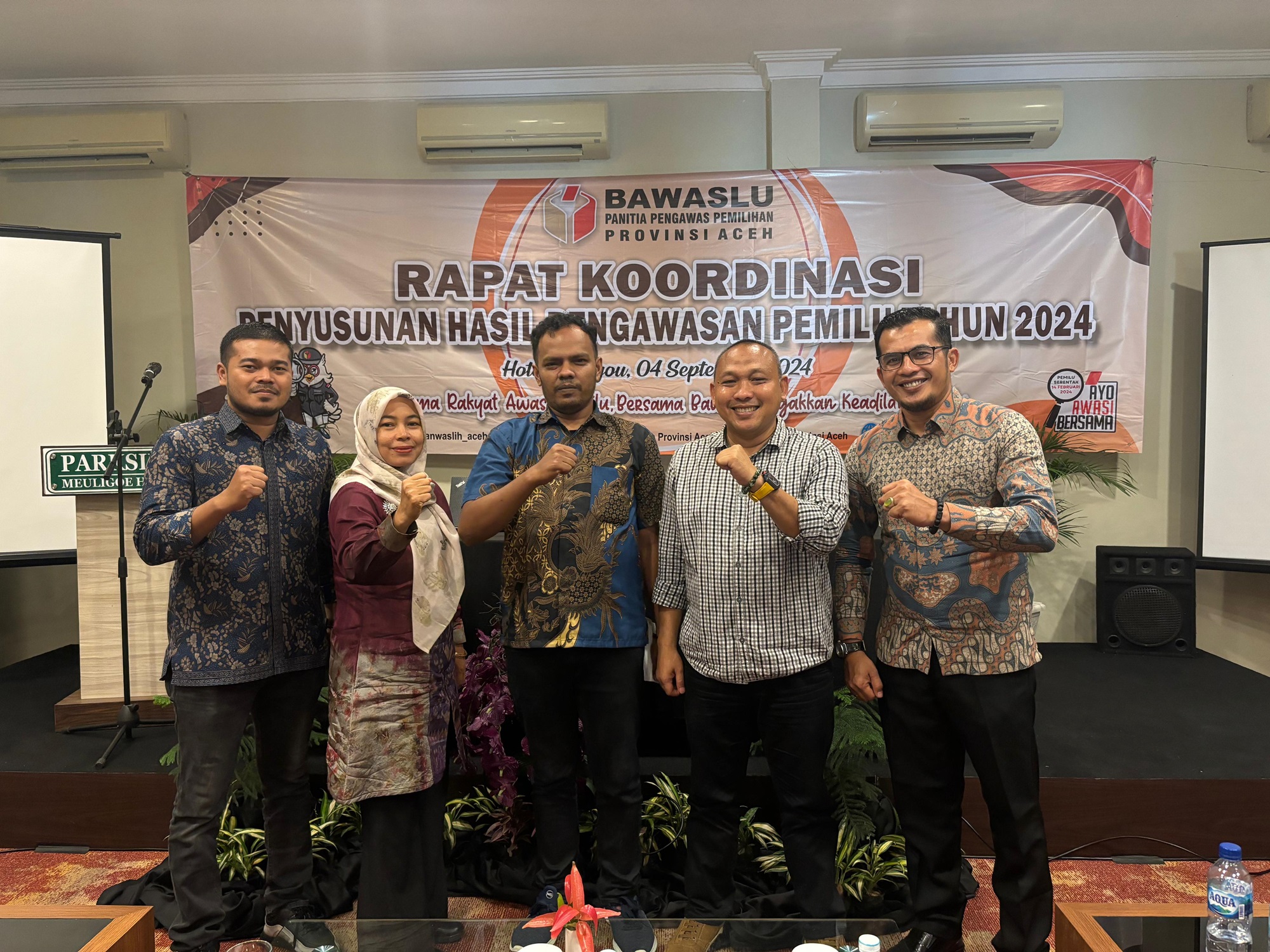 Dokumentasi Rapat Koordinasi Penyusunan Hasil Pengawasan Pemilihan Umum Tahun 2024, Rabu (04/09/2024).