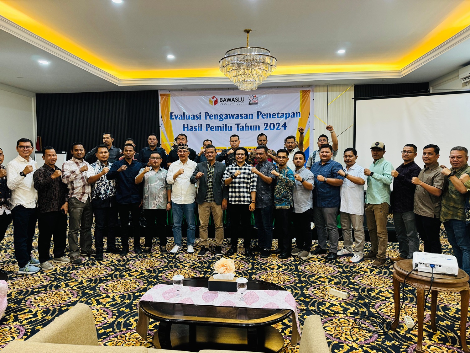 Dokumentasi Evaluasi Pengawasan Penetapan Hasil Pemilu Tahun 2024, Senin (21/10/2024).