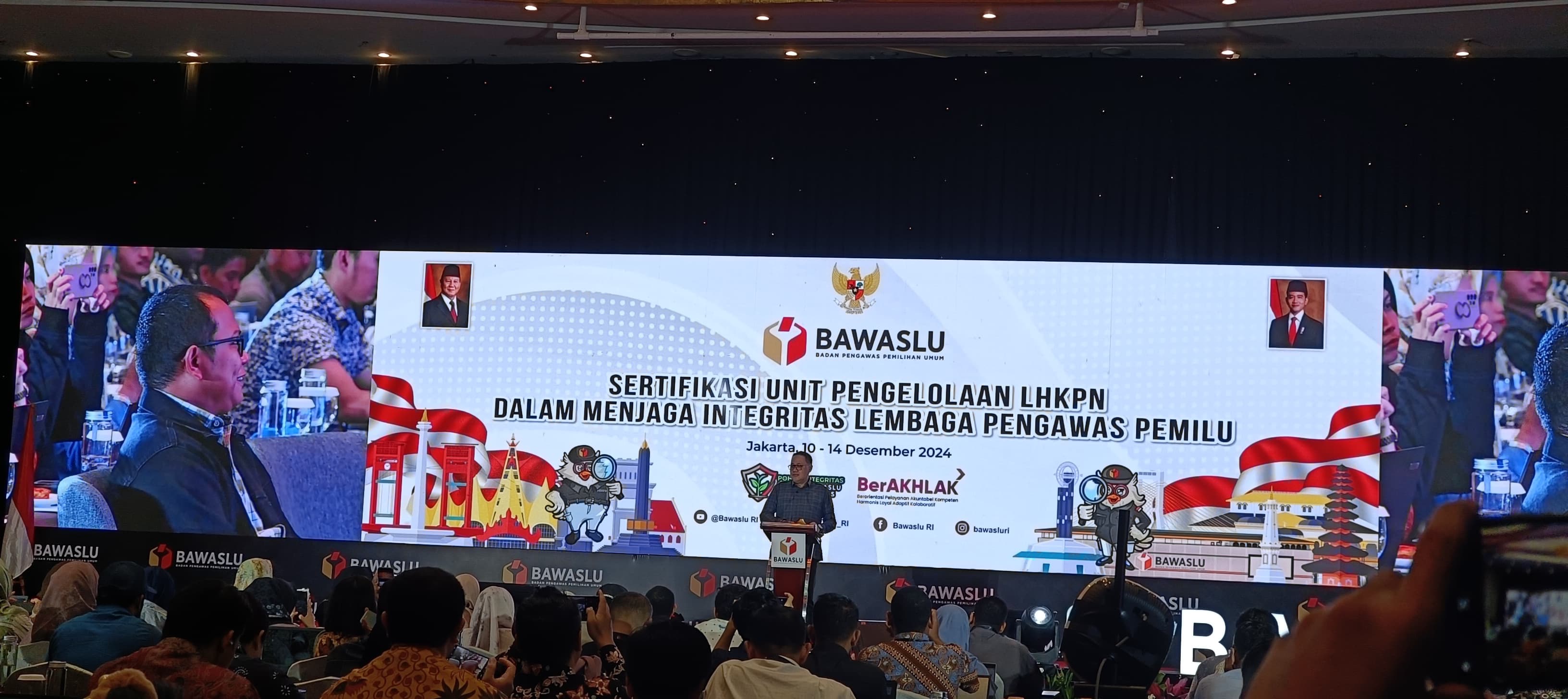 Dokumentasi Implementasi Sertifikasi Unit Pengelolaan LHKPN di Lingkungan Bawaslu Tahun 2024, Rabu (11/12/2024).