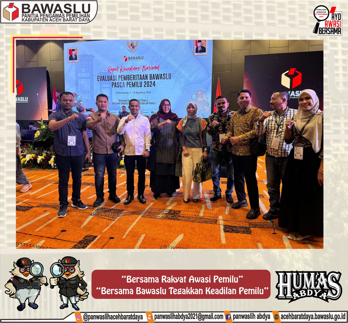 Dokumentasi Rapat Koordinasi Nasional Pemberitaan Pasca Pemilu 2024, Kamis (08/08/2024).