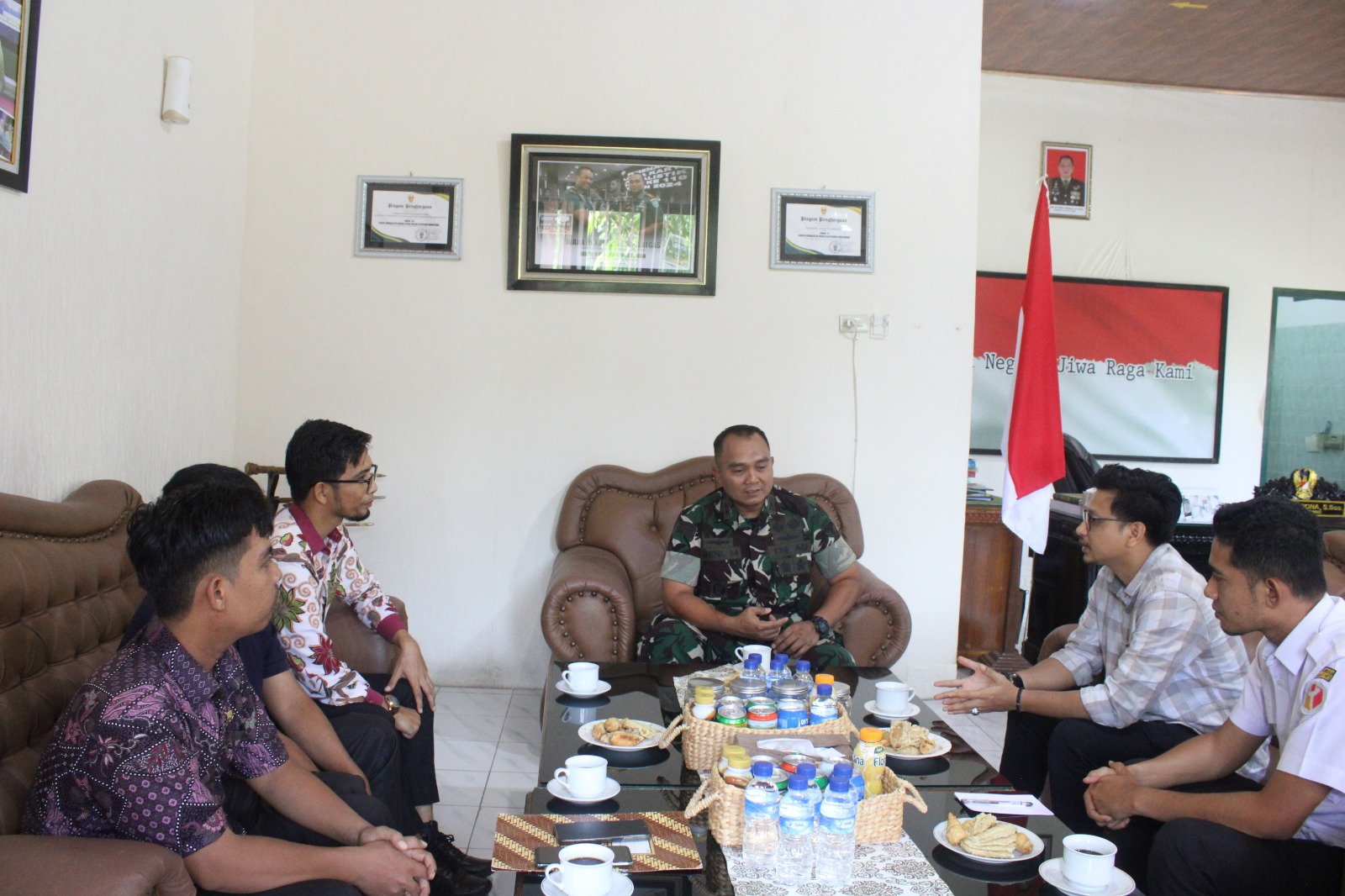 Dokomentasi Koordinasi Terkait Pemutakhiran Data Pemilih Berkelanjutan (PDPB) Ke Dandim 0110 Kabupaten Aceh Barat Daya, Kamis (31/07/2025).