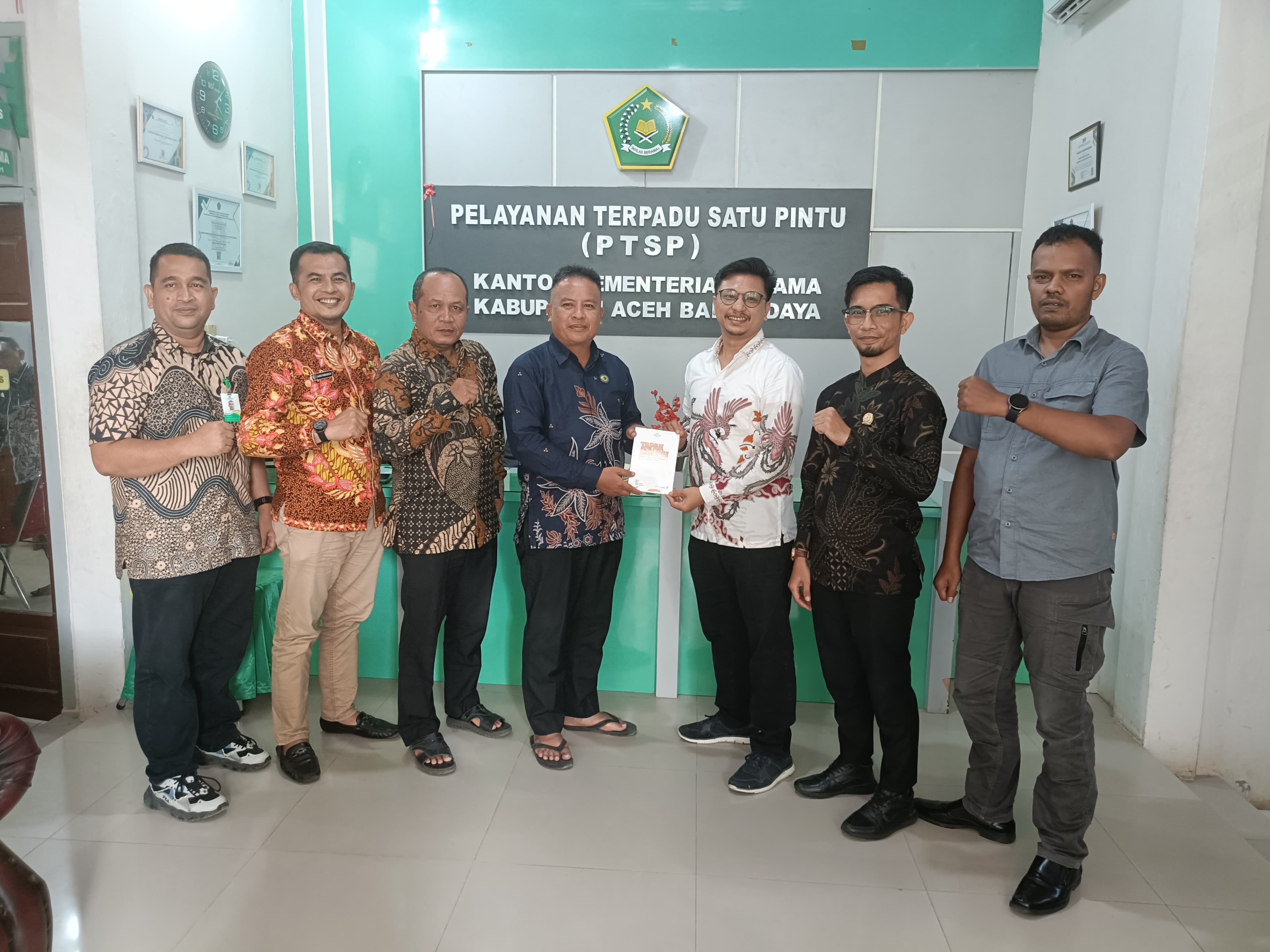 Dokumentasi Audiensi dan silaturrahmi pasca Pemilihan Umum Tahun 2024 serta pembahasan Pemutakhiran Data Pemilih Berkelanjutan (PDPB) yang sedang berjalan, Kamis (10/07/2025).