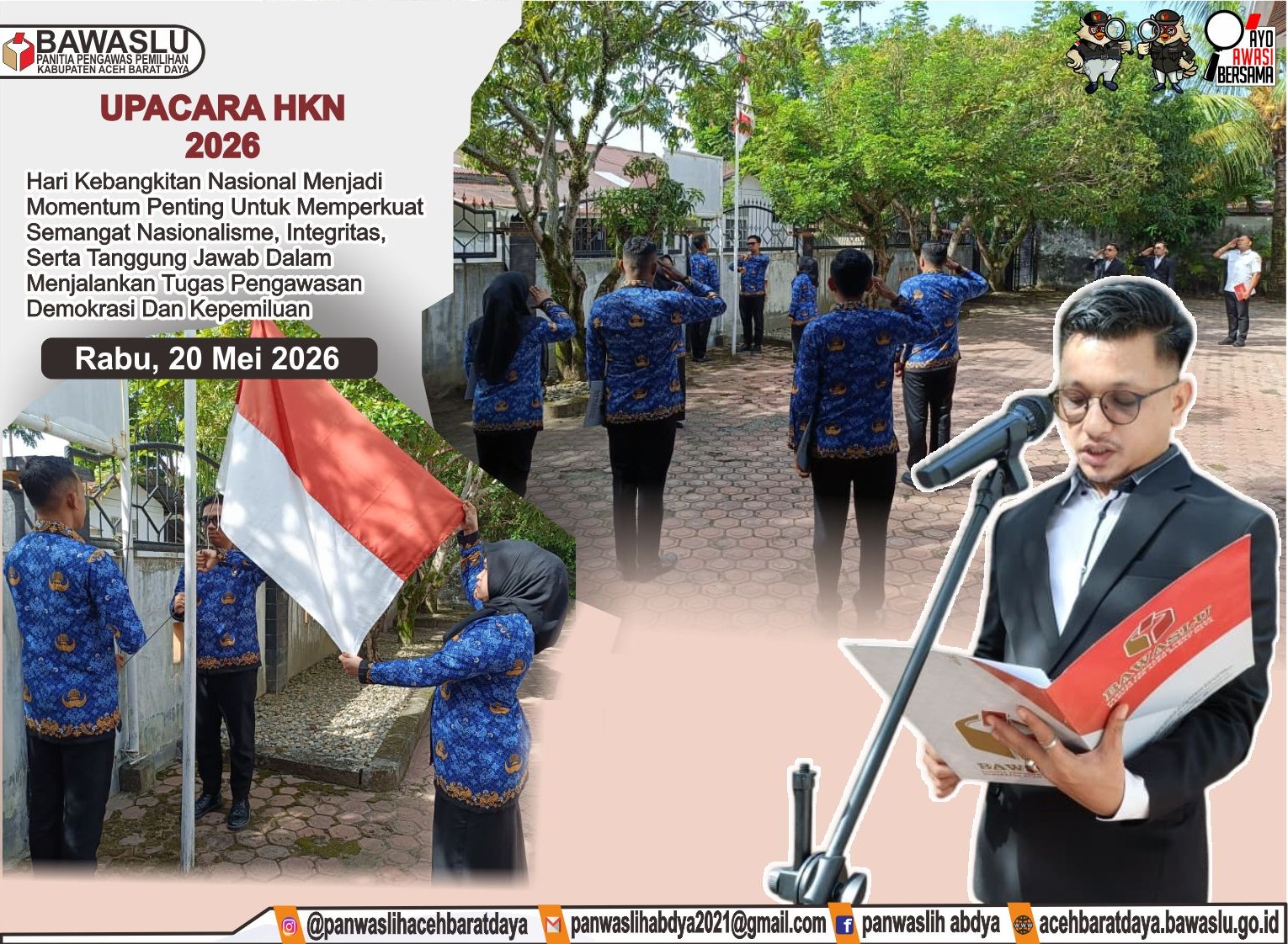 Dokumentasi Upacara Hari Kebangkitan Nasional (HKN) Ke 118 Tahun, Rabu (20/05/2026).