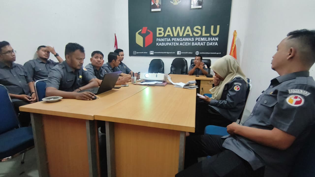 Dokumentasi Rapat Persiapan Pelaporan Konsolidasi Demokrasi, Selasa (05/05/2026).