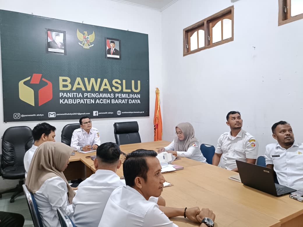 Dokumentasi Pembahasan Diseminasi Hasil Survei Penilaian Integritas (SPI) Bawaslu Tahun 2025 dan Pendampingan Penyusunan Rencana Aksi Tindak Lanjut Tahun 2026 yang Dilaksanakan Oleh Bawaslu RI, Rabu (06/05/2026).