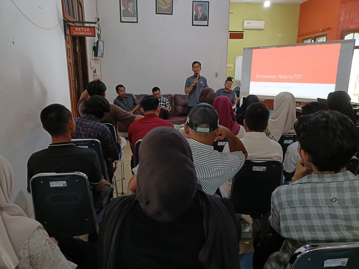 Dokumentasi Rapat Pembekalan Kepada Peserta Pendidikan Pengawas Partisipatif (P2P) di Bawaslu Abdya, Senin (15/06/2026).