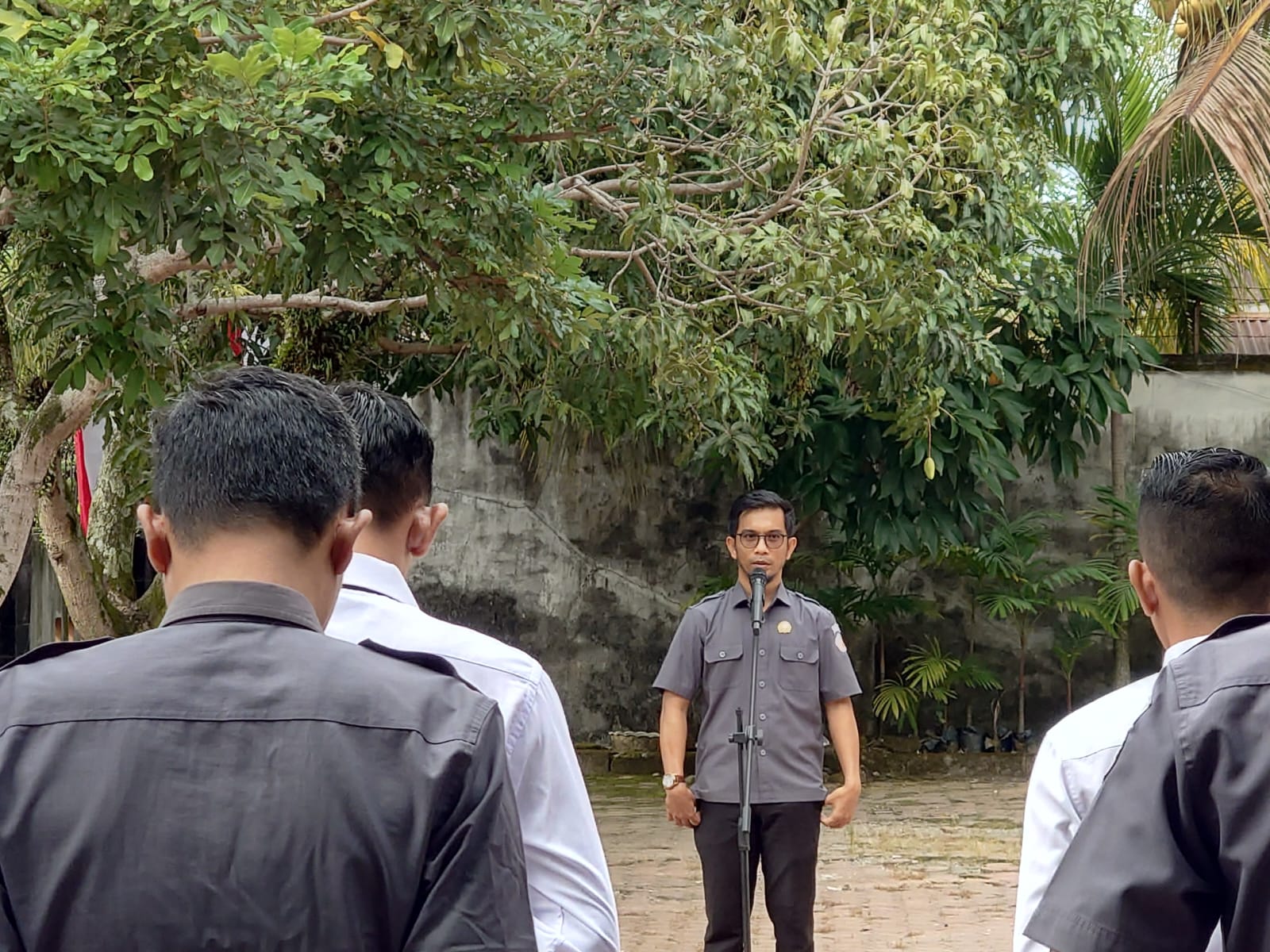Dokumentasi Pelaksanaan Apel Senin (10/08/2026).