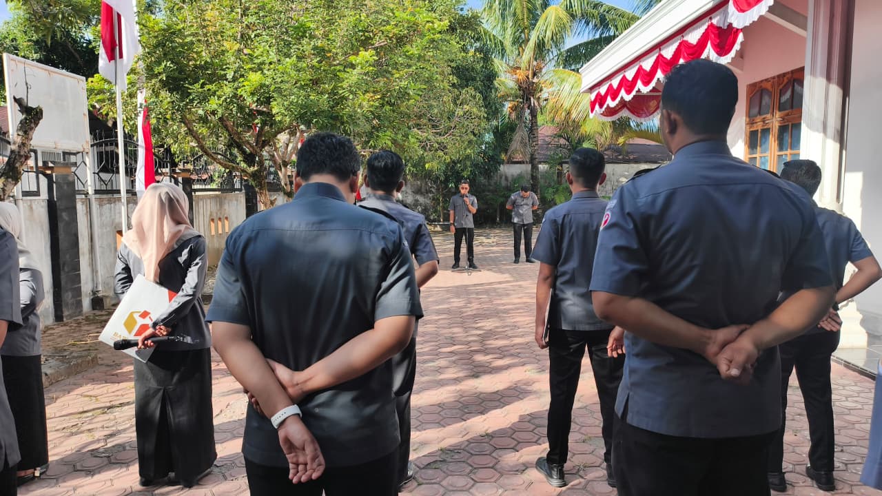 Dokumentasi Pelaksanaan Apel Senin, (31/08/2026).