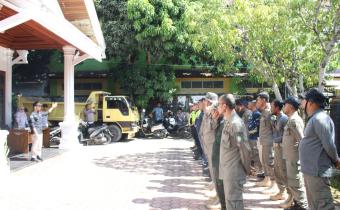 Dokumentasi Persiapan Pelaksanaan Penertiban Alat Peraga Kampanye (APK), Sabtu (11/02/2024).