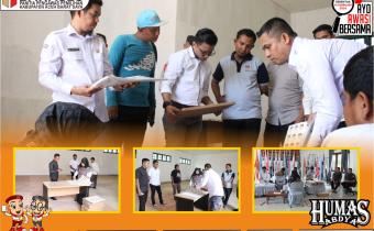 Dokumentasi Pengawasan Langsung Tekait Logistik Berupa Segel Pemilu Serentak Tahun 2024 Di Kantor KIP Abdya, Senin (23/10/2023).