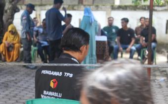 Dokumentasi Hari Pencoblosan Pemilihan Serentak Tahun 2024 Se Kabupaten Aceh Barat Daya, Rabu (14/02/2024).