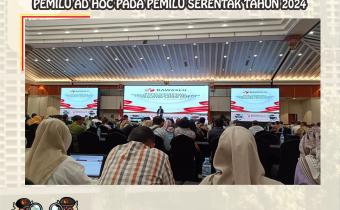 Dokumentasi Rapat Koordinasi (Rakor) Pengelolaan Data Pengawas Pemilu Ad Hoc pada Pemilu Serentak Tahun 2024, Selasa (13/08/2024).