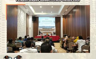 Dokumentasi Sosialisasi Pengawasan Pemungutan dan Penghitungan Suara Pemilu Tahun 2024, Rabu (21/08/2024).