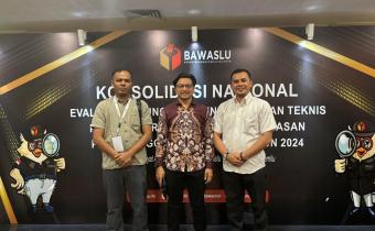 Dokumentasi Peningkatan Konsolidasi Dukungan Administrasi dan Teknis Kesekretariatan Penyelenggara Pemilu, Rabu (24/07/2024).