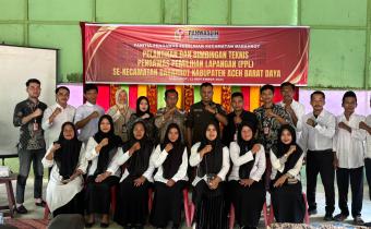 Dokumentasi Bimbingan Teknis (Bimtek) bagi Pengawas Pemilu Lapangan, Jum'at (13/09/2024).