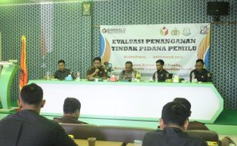 Dokumentasi Evaluasi Penanganan Tindak Pidana Pemilu, Senin (11/11/2024).