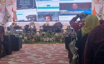 Dokumentasi Rakornas dan Expo Penelitian Pengembangan Pendidikan dan Pelatihan Pemilu dan Pemilihan 2024, Minggu (15/12/2024).