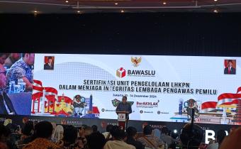 Dokumentasi Implementasi Sertifikasi Unit Pengelolaan LHKPN di Lingkungan Bawaslu Tahun 2024, Rabu (11/12/2024).