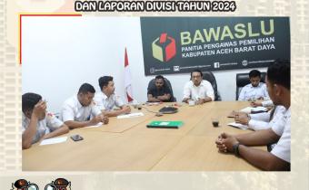 Dokumentasi Rapat Perdana Tahun 2025 Setelah Non Tahapan Pemilu dan Pilkada 2024, Rabu (08/01/2025).