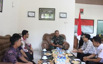 Dokomentasi Koordinasi Terkait Pemutakhiran Data Pemilih Berkelanjutan (PDPB) Ke Dandim 0110 Kabupaten Aceh Barat Daya, Kamis (31/07/2025).