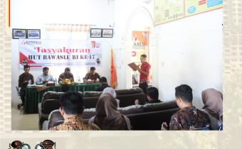 Dokumentasi Pelaksanaan Tasyakuran Hut Bawaslu RI Ke 17 Tahun, Kamis, 17 April 2025