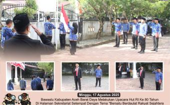 Dokumentasi Upacara Hut Republik Indonesia ke 80 Tahun, Minggu (17/08/2025).