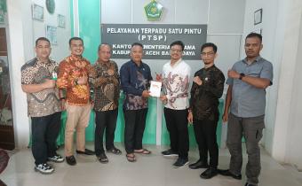 Dokumentasi Audiensi dan silaturrahmi pasca Pemilihan Umum Tahun 2024 serta pembahasan Pemutakhiran Data Pemilih Berkelanjutan (PDPB) yang sedang berjalan, Kamis (10/07/2025).