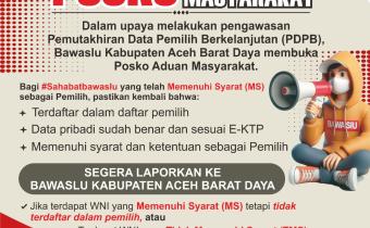 Dokumentasi Aduan Masyarakat Dalam Upaya Melakukan Pengawasan PDPB,  Senin (23/06/2025).