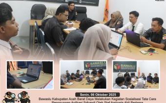 Dokumentasi Tata Cara Penggunaan Aplikasi SRIKANDI (Sistem Informasi Kearsipan Dinamis Terintegrasi) Bagi Seluruh Jajaran Sekretariat, Senin (06/10/2025).