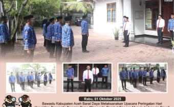 Dokumentasi Upacara Peringatan Hari Kesaktian Pancasila, Rabu (01/10/2025).