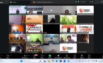 Dokumentasi Kick Off Pusat Pendidikan Pengawasan Partisipatif (P2P). Kegiatan yang digelar pada Kamis, (23/10/2025).