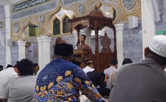 Dokumentasi Konsolidasi Demokrasi di bulan suci ramadhan dengan mengangkat isu Pemilu dan Pemilihan Kepala Daerah (Pilkada) yang berlangsung di Masjid At-Taqwa Blangpidie, Kabupaten Aceh Barat Daya, Jum'at (27/02/2026).