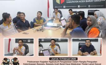 Dokumentasi Rapat Internal Pembahasan SE Nomor 4 Tahun 2026, Jum’at (13/02/2026).