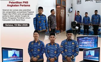 Dokumentasi pelantikan PNS Tanggal 19 Mei 2026