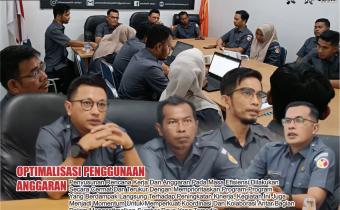 Dokumentasi penguatan tata kelola kelembagaan melalui penyusunan rencana kerja dan anggaran secara cermat, efektif, dan terukur di tengah kebijakan efisiensi anggaran, Senin (13/04/2026).