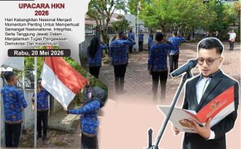 Dokumentasi Upacara Hari Kebangkitan Nasional (HKN) Ke 118 Tahun, Rabu (20/05/2026).