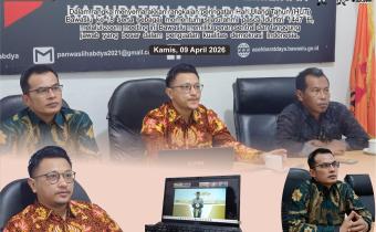 Dokumentasi Zoom Hut Bawaslu Ke 18 Tahun, Kamis (09/04/2026).