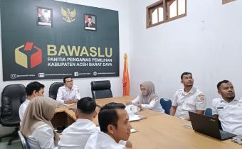 Dokumentasi Pembahasan Diseminasi Hasil Survei Penilaian Integritas (SPI) Bawaslu Tahun 2025 dan Pendampingan Penyusunan Rencana Aksi Tindak Lanjut Tahun 2026 yang Dilaksanakan Oleh Bawaslu RI, Rabu (06/05/2026).