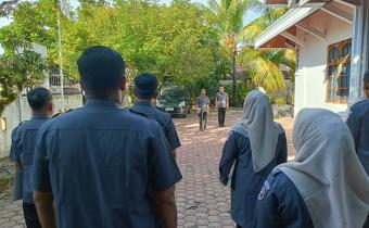 Dokumentasi Pelaksanaan Apel Senin di Sekretariat Bawaslu Kabupaten Aceh Barat Daya, (22 Juni 2026).
