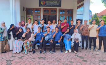 Dokumentasi Rapat Pembekalan Kepada Peserta Pendidikan Pengawas Partisipatif (P2P) di Bawaslu Abdya, Senin (15/06/2026).