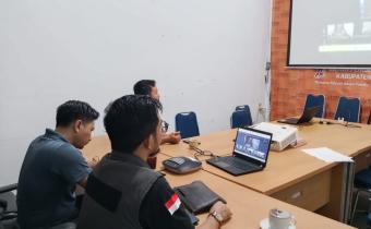 Dokumentasi IKP 2024 yang diselenggarakan oleh Bawaslu Republik Indonesia secara daring melalui Zoom, Selasa (04/08/2026).