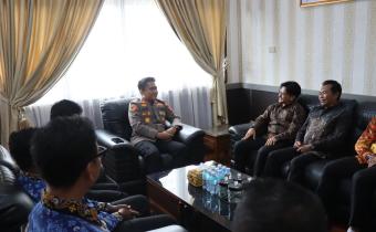 Dokumentasi Audiensi dan Silaturrahmi dengan Kapolres Abdya, Kamis (01/10/2026).